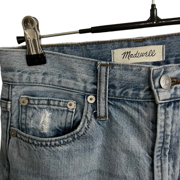 MADEWELL “The Perfect Vintage Jean” light wash distressed Size:25 - Picture 2 of 8
